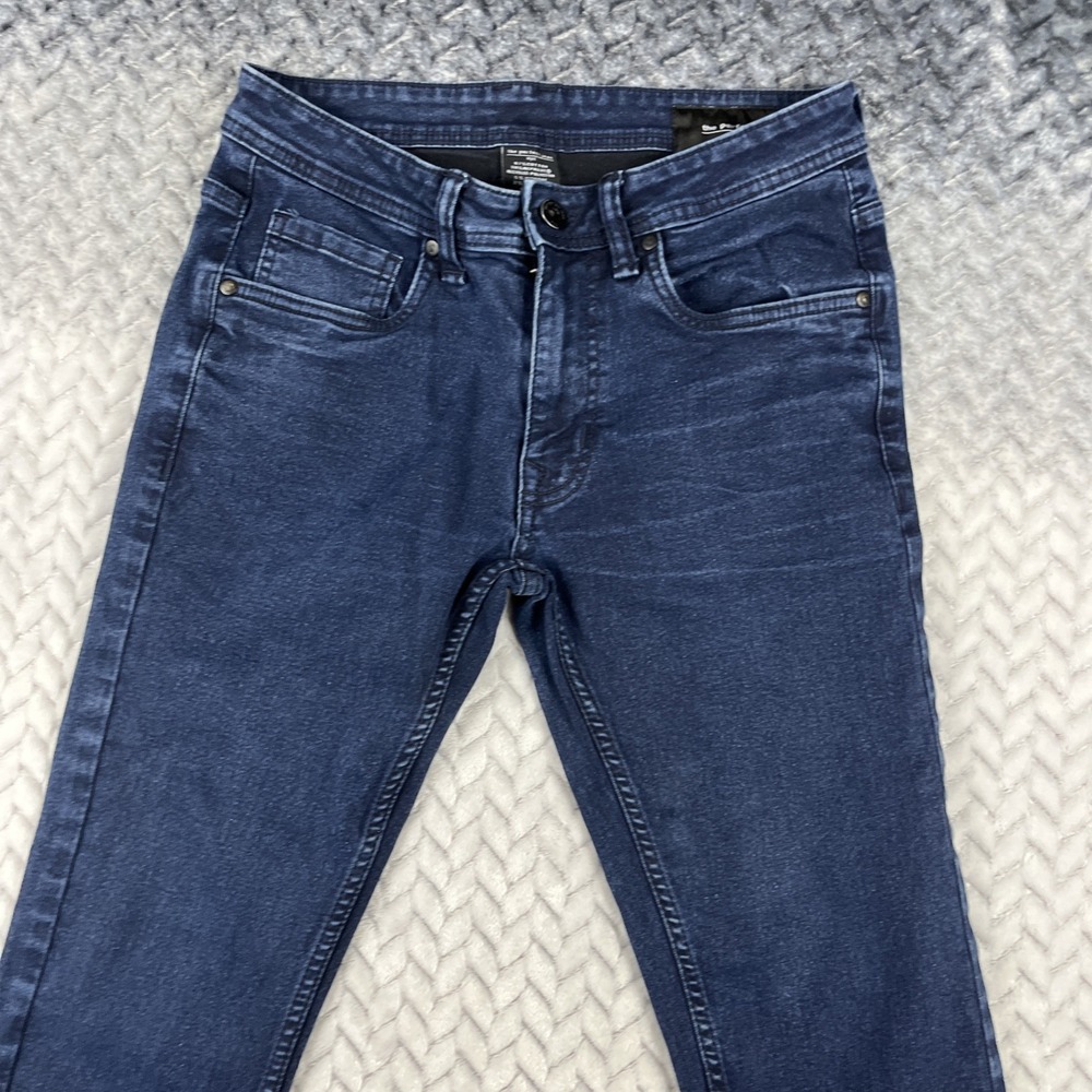 The Perfect Jean NYC Jeans Mens 28x30 Blue Slim Fit Stretch Premium Denim - Picture 2 of 11